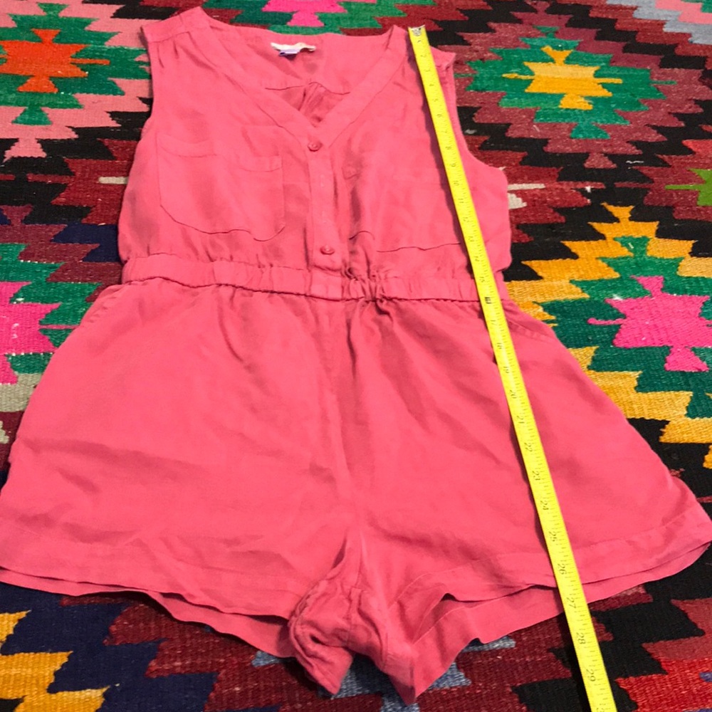 GB Gianni Bini Red / Coral Romper, S, GUC - Picture 4 of 9
